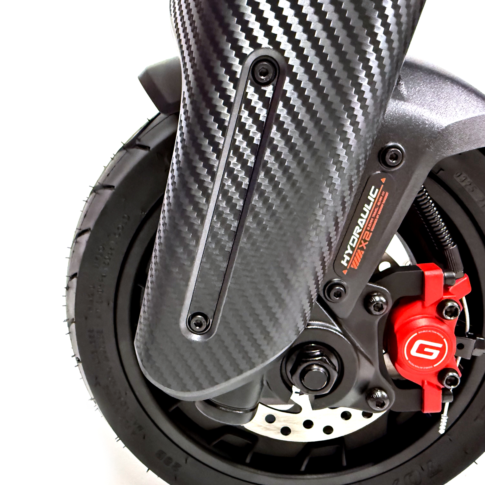 Gabel Abdeckung Aufkleber Carbon Optik geeignet für Segway Ninebot MAX G3 D E-Scooter G3D – Bild 3