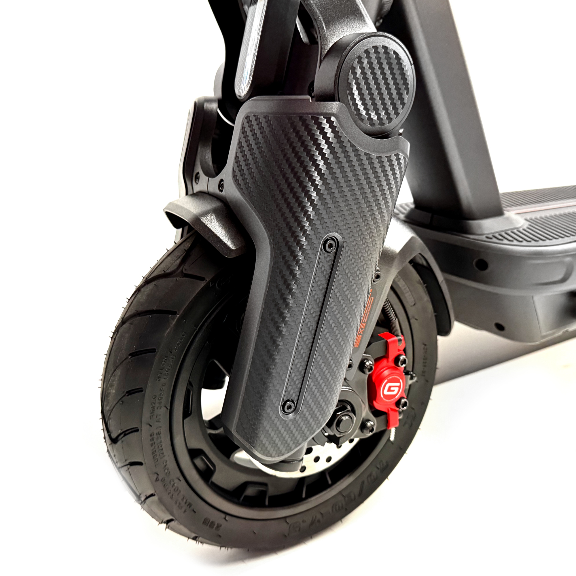 Gabel Abdeckung Aufkleber Carbon Optik geeignet für Segway Ninebot MAX G3 D E-Scooter G3D – Bild 2