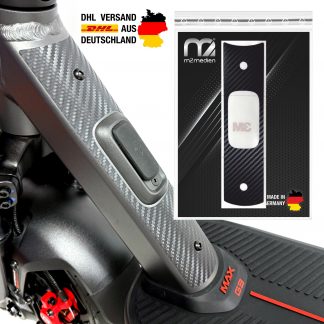 Querstrebe Aufkleber Carbon Optik geeignet für Segway Ninebot MAX G3 D E-Scooter G3D