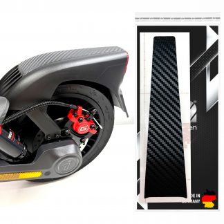 Schutzblech Aufkleber Carbon Optik geeignet für Segway Ninebot MAX G3 D E-Scooter G3D
