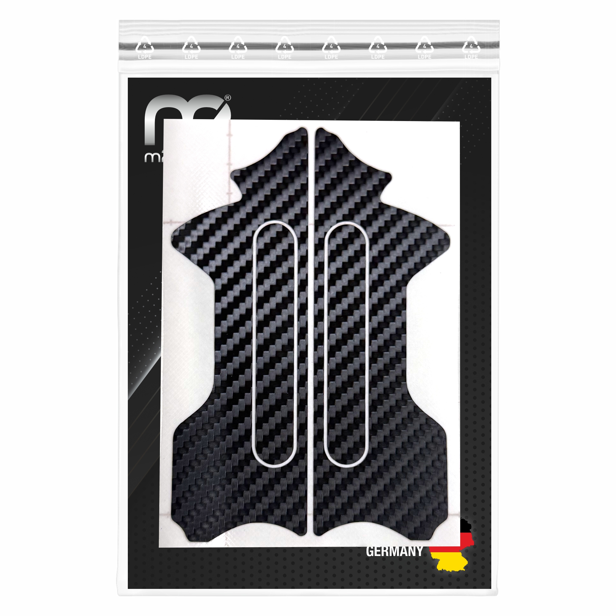 Hinterrad-Schwinge Aufkleber Carbon Optik geeignet für Segway Ninebot MAX G3 D E-Scooter G3D – Bild 7