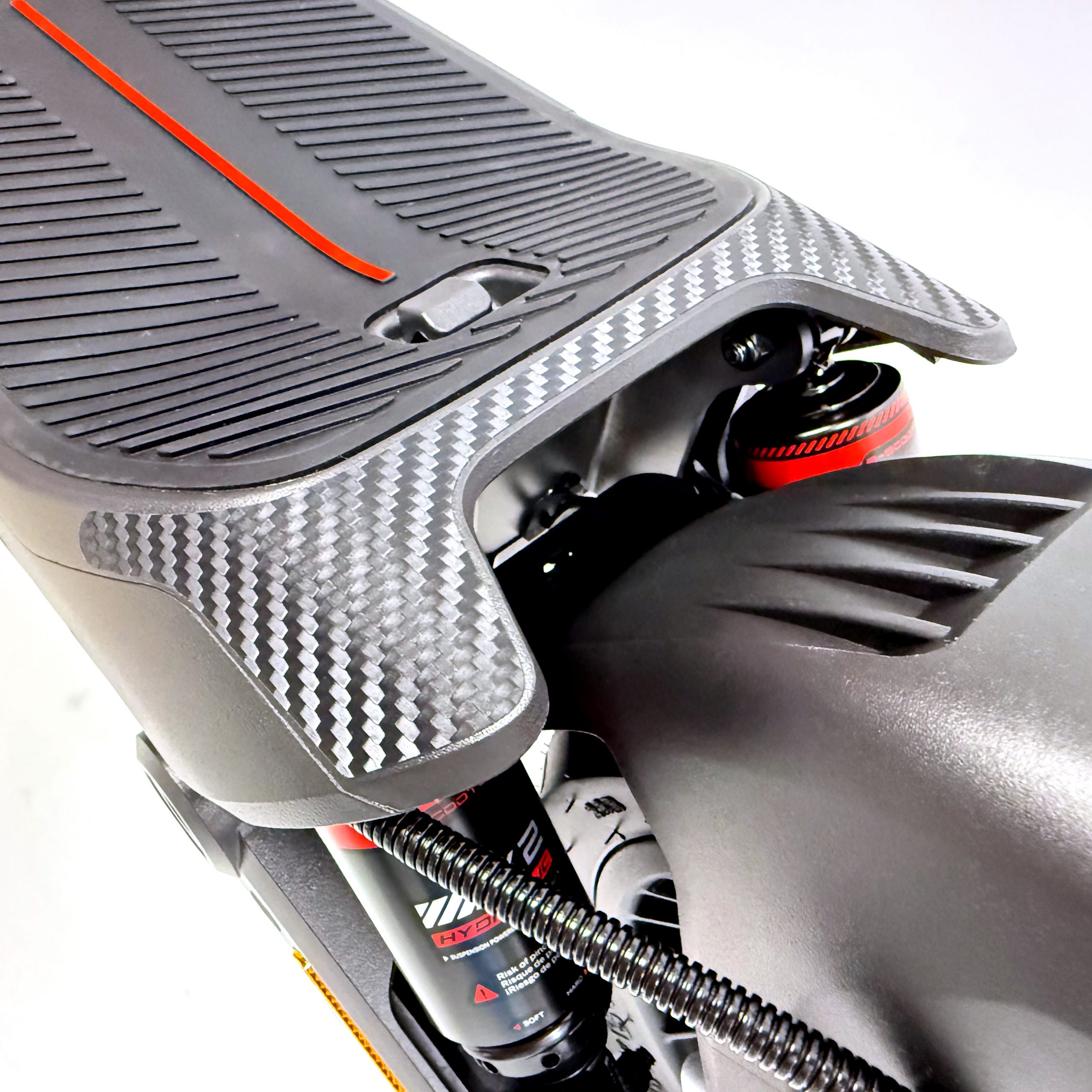 Spoiler Aufkleber Carbon Optik geeignet für Segway Ninebot MAX G3 D E-Scooter G3D – Bild 3