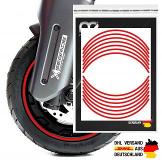 G3D / G3 / ZT3 Pro D - Segway-Ninebot E-Scooter Felgenrand-Aufkleber